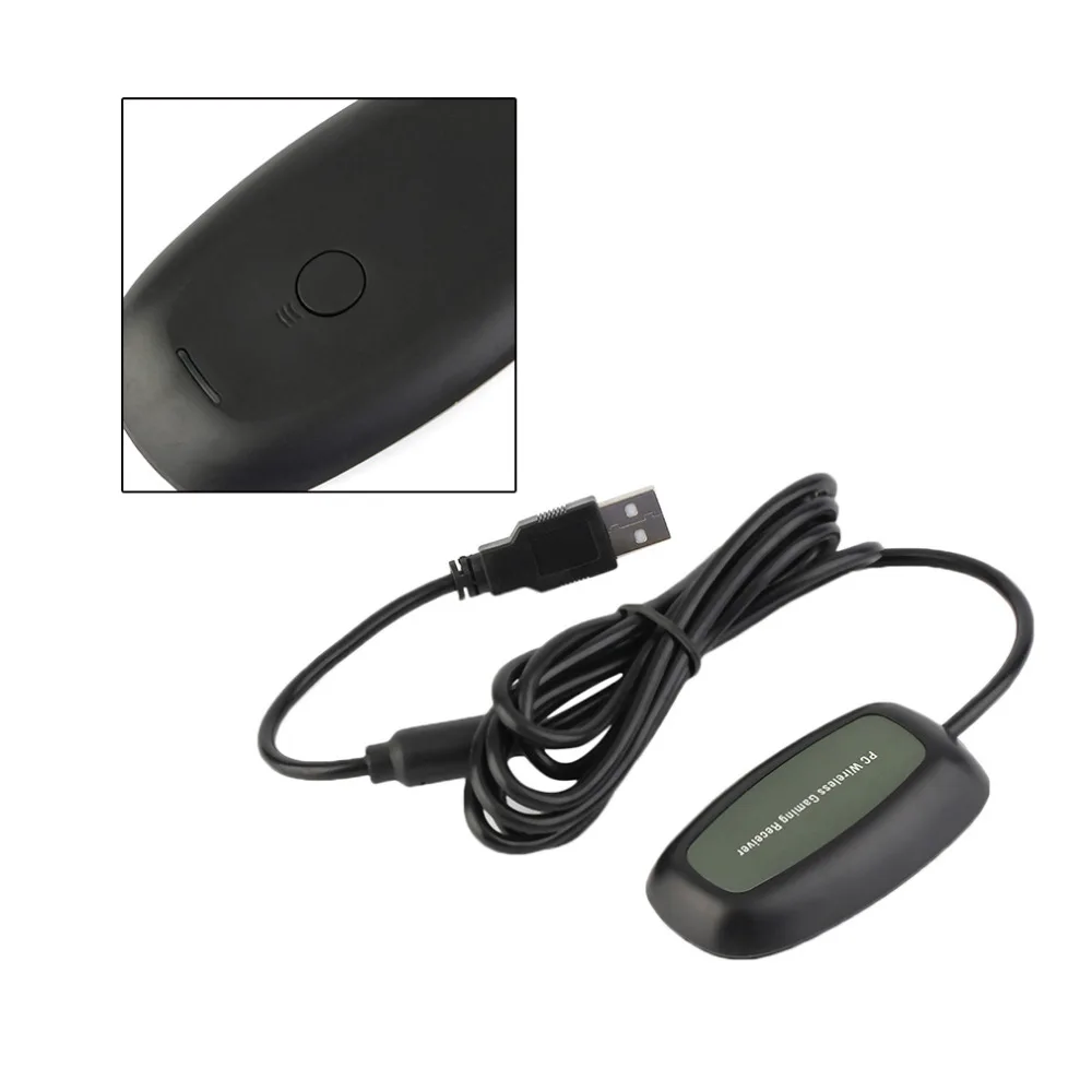 Wireless PC USB 2.0 Receiver for Xbox 360 Controller Gaming USB Receiver Adapter PC Receiver For Microsoft for XBOX 360 with CD Wireless PC USB 2.0 Receiver for Xbox 360 Controller Gaming USB Receiver Adapter PC Receiver For Microsoft for XBOX 360 with CD