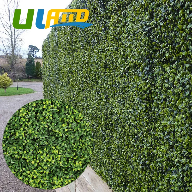 

ULAND Artificial Boxwood Hedges Plants Panels Outdoor Decorative 3SQM UV Proof Faux Ivy Bush Fence Screening Wedding Decoration