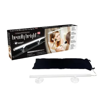 

LED Mirror Light Portable Vanity lights Simulated Daylight 4 Brightness Level Touch Control Rechargeable Makeup Light