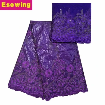 

african fabric getzner 2019 ankara african bazin lace with french lace set print fabric sewing fabric high quality 5+2yards