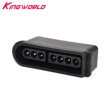 Высокое качество 180 градусов 7 Pin гнездовая розетка разъём слот для nintendo для SNES игровой консоли контроллера