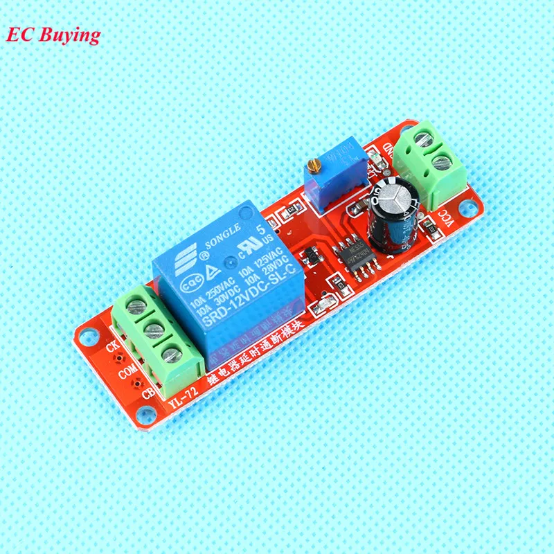 10 PCS Component Kit Delay Relay Module Time Delay Switch Delay Timer
