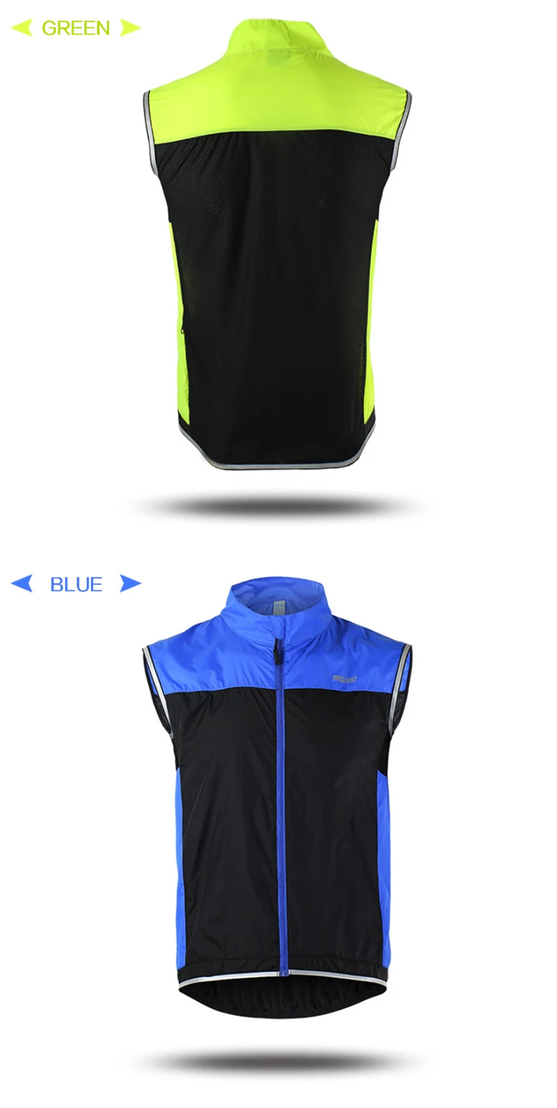 ARSUXEO велосипедная куртка без рукавов жилет для велоспорта ветрозащитный водонепроницаемый MTB велосипед дышащая Светоотражающая одежда