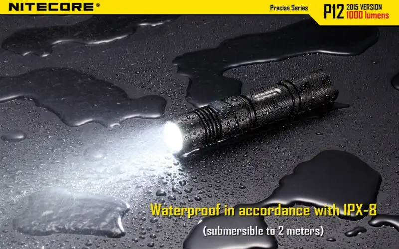 NITECORE P12 Тактический светильник-вспышка CREE XM-L2 U2 Led Макс 1000 люмен дальность луча 232 м наружный светильник поисково-спасательный фонарь