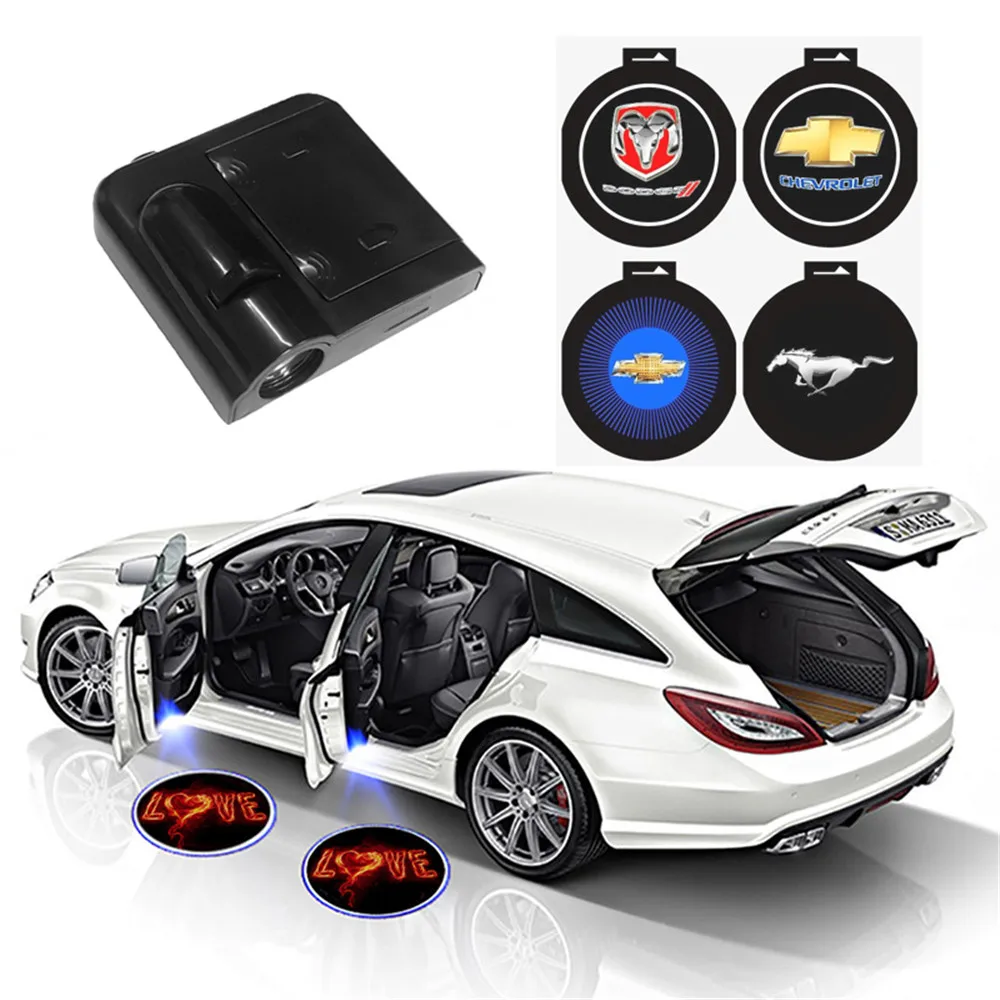 1PCS Car Door Led Welcome Laser Projector Logo Ghost Shadow Light for Volkswagen Ford BMW Benz Toyota Hyundai Kia Audi_副本