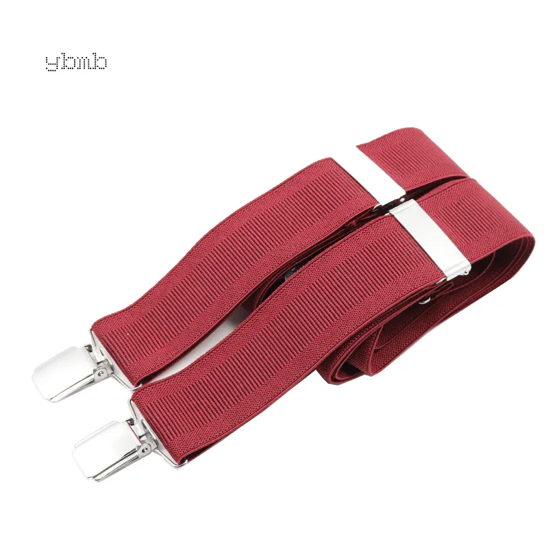 Ybmb модные рубашки подтяжки 4 клипсы X задние 3 5 см ширина регулируемая мода Garte