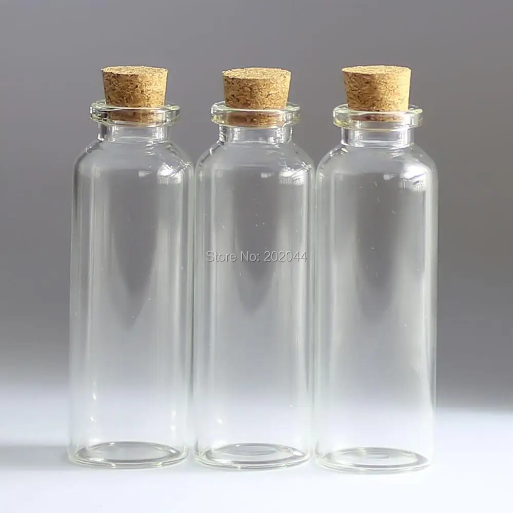 10pcs 30ml Mason Jar Glass Bottles Vials Jars With Cork Stopper