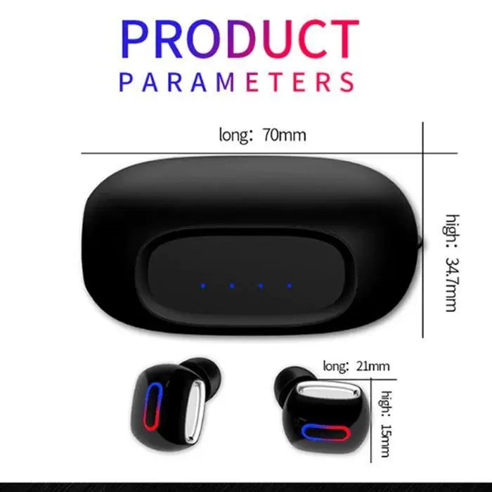 Wireless Bluetooth Hifi Headset Stereo In-Ear 6 32 Earbuds Earphone with Casual 90-110 4.5-5 IPX5 Charging Box