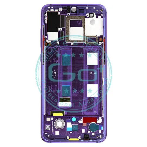 Для Xiaomi mi 9 mi ddle рама для Xiaomi mi 9 Поддержка LCD средняя часть корпуса рамка Запасные детали - Цвет: Purple