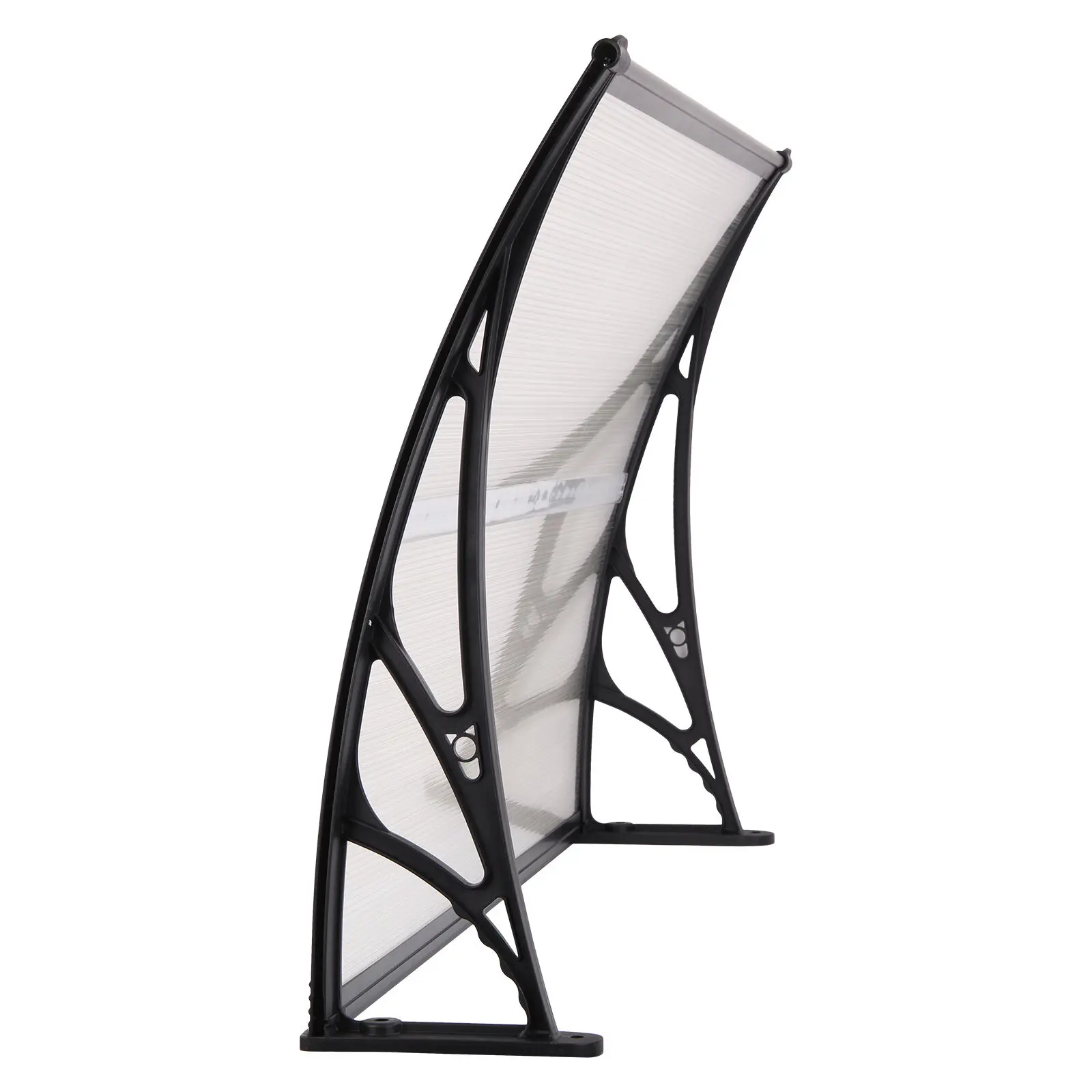 

New Door Canopy Awning Shelter Front and Back Door Awning Polycarbonate 3 Sizes Outdoor Tent