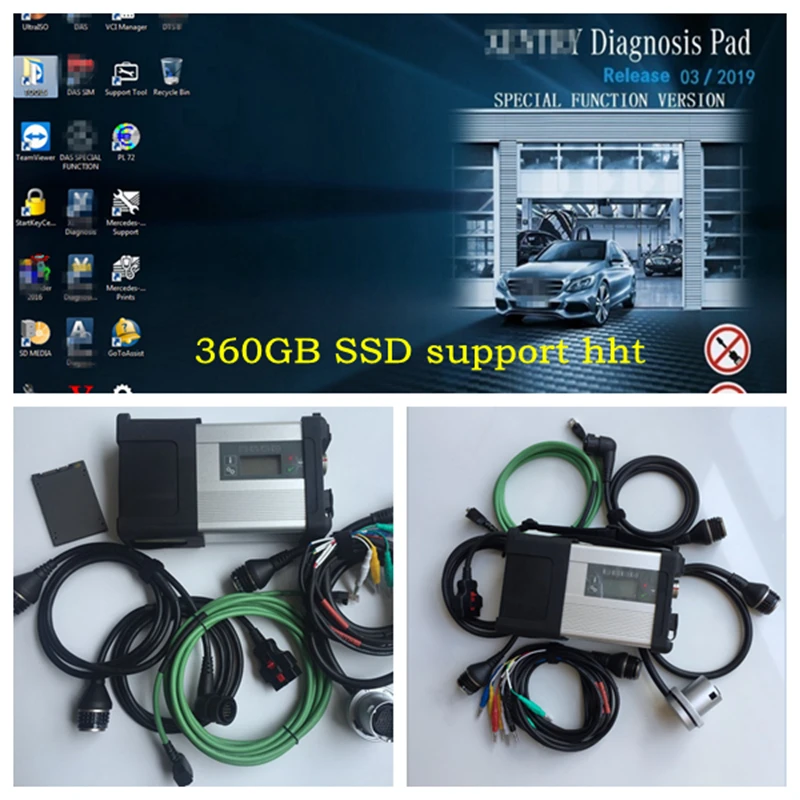 V2020.12 MB SD Connect Compact C5 Star Diagnosis с поддержкой Wi Fi для автомобилей и грузовиков