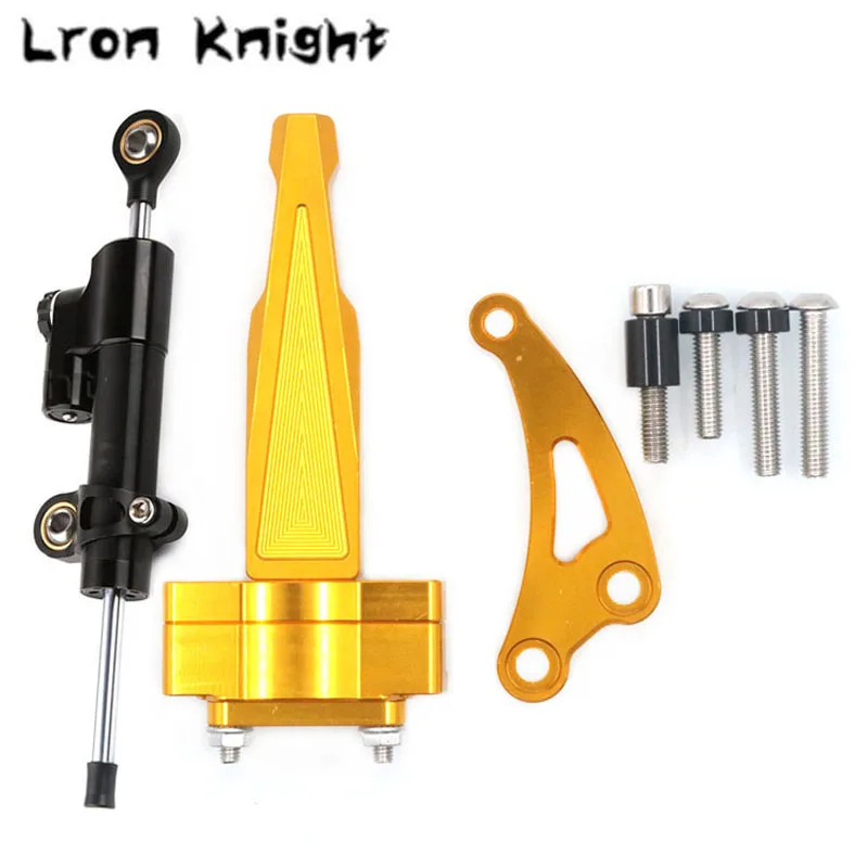 

For HONDA CB650F CB 650F 2017 2018 Motorcycle Accessories CNC Aluminum Alloy Adjustable Steering Damper Stabilizer Mounting