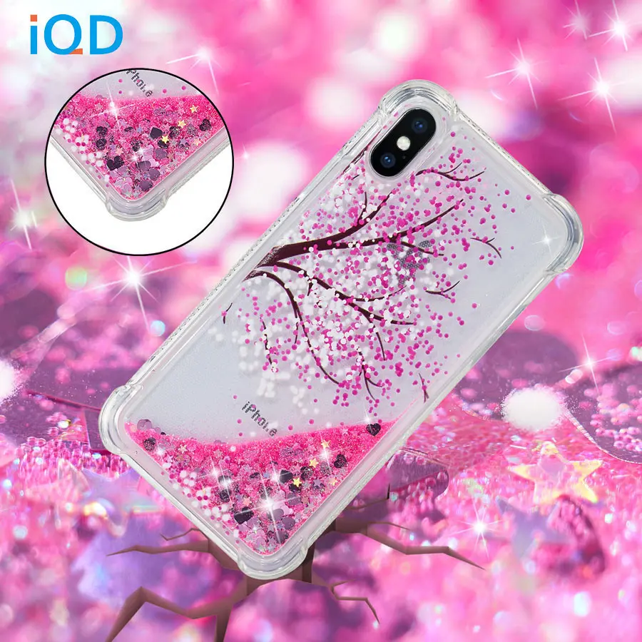 Iqd For Iphone X 8 7 6s 6 5 5s Se Case Floating Flash Star Quicksand Iqd For Iphone X 8 7 6s 6 5 5s Se Case Floating Flash Star Quicksand Transpa Tpu Cover Le Plus
