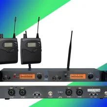 В ухо монитор беспроводной системы, Двойной передатчик мониторинга Профессиональный для сценической производительности SR2050 IEM