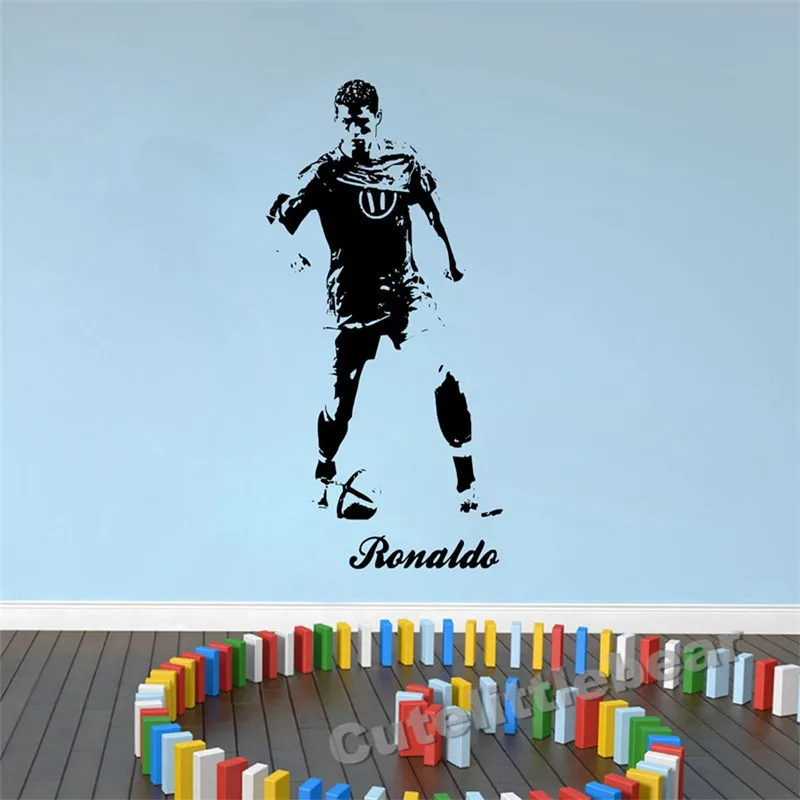 Tegenstander Vernietigen verteren CR7 Cristiano Ronaldo Behang Voetballer Muursticker Kinderen Slaapkamer  Voetbal Decal Vinyl Art Sticker|football wall stickers|wall stickerchildren  bedroom - AliExpress