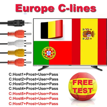 

Cccam europa Italy Portugal 7lines for 1 year used for freesat v7 v8 v9 DVB-S2 CCcam satellite receiver channels 7 lines