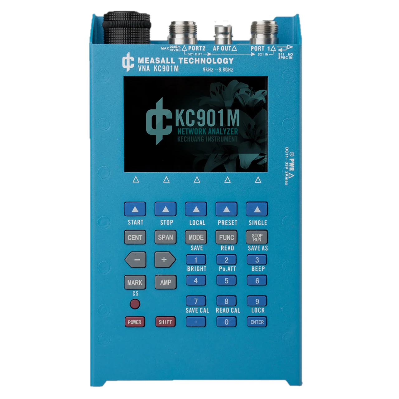 

KC901M Vector Network Analyser Antenna and Feed Line Tester Standing Wave Meter Spectrum Field Intensity Signal Source 9k-9.8G