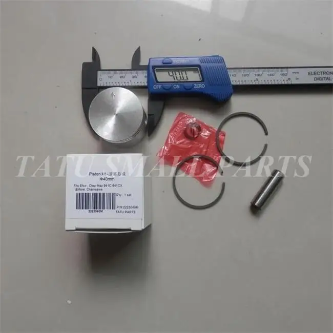 Комплект поршней 40 мм для OLEO MAC EFCO 941CX 941C 941 938 GS410 GS44 Цепная пила KOLBEN с кольцевым