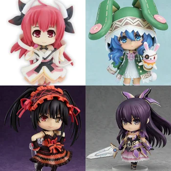 

4pcs/set Date A Live Figure Toys Tokisaki Kurumi Yoshino Tohka Yatogami Itsuka Kotori PVC Action Figures toys