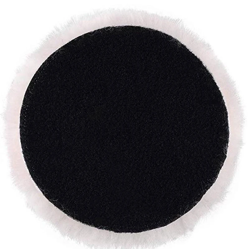 10 Pcs 125 Mm Car Polishing Pad 5 Inch Inch Polish Waxing Pads Wool Polisher Bonnet Car Paint Care Wool Polishing Pad