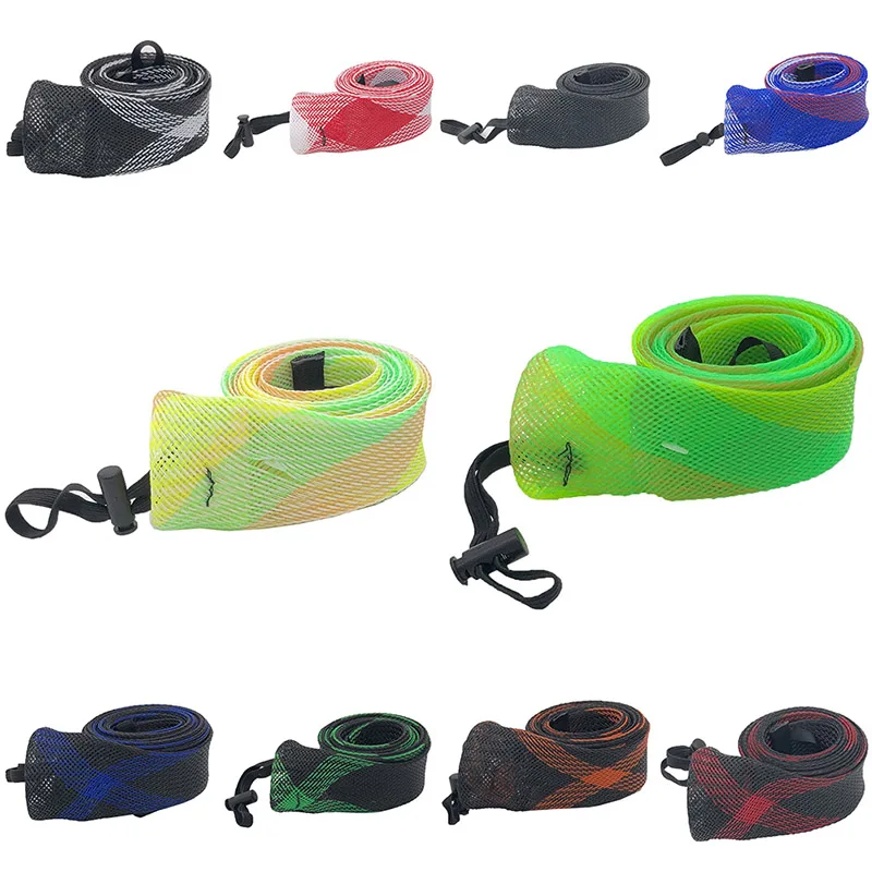 

2019 Expanable Fishing Tools Braided Mesh Jacket Wrap Casting Fishing Rod Sleeve Cover Pole Glover Tip Protector Bag Sock