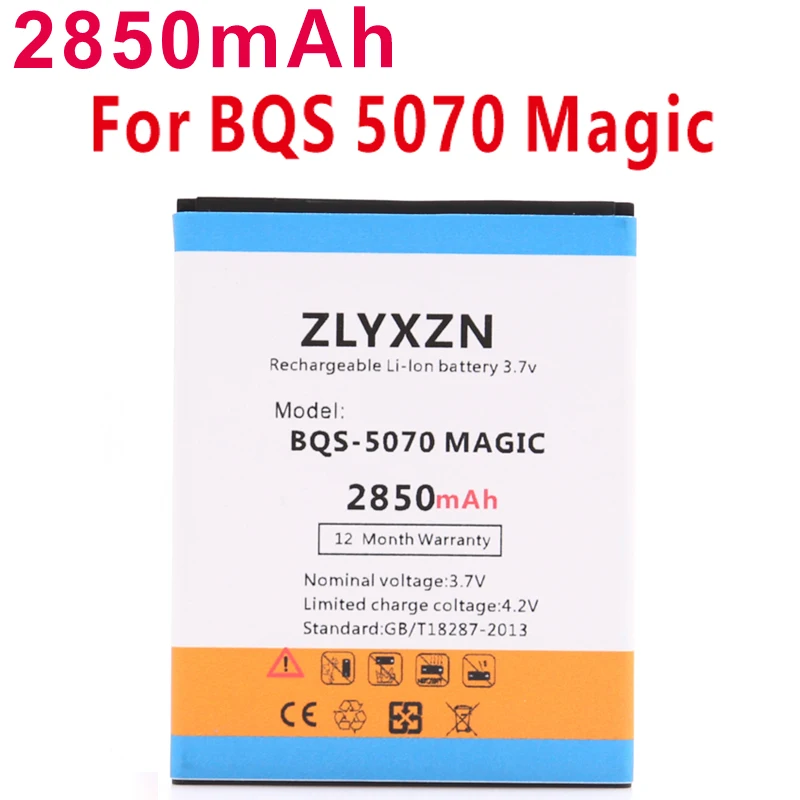 

2850mAh BQS-5070 BQS 5070 BQS5070 Li-ion Mobile Cell Phone Battery for BQ 5070 BQS 5070 Magic Nous NS 5004 mobile phone battery