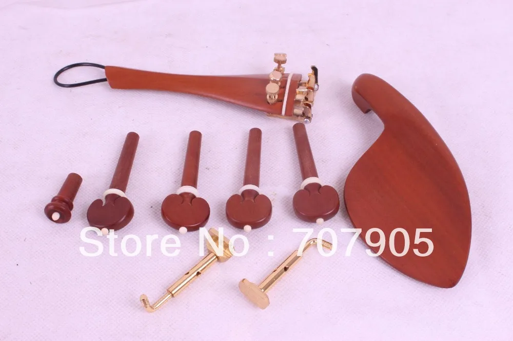 

New violin jujube parts,tailpiece tuner peg chinrest endpin chinrest clamp#E31-2