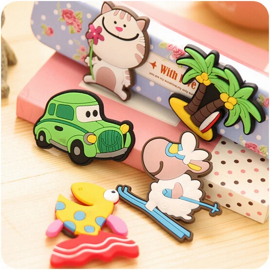 New Arrival Colorful silicone Cartoon Refrigerator for Children