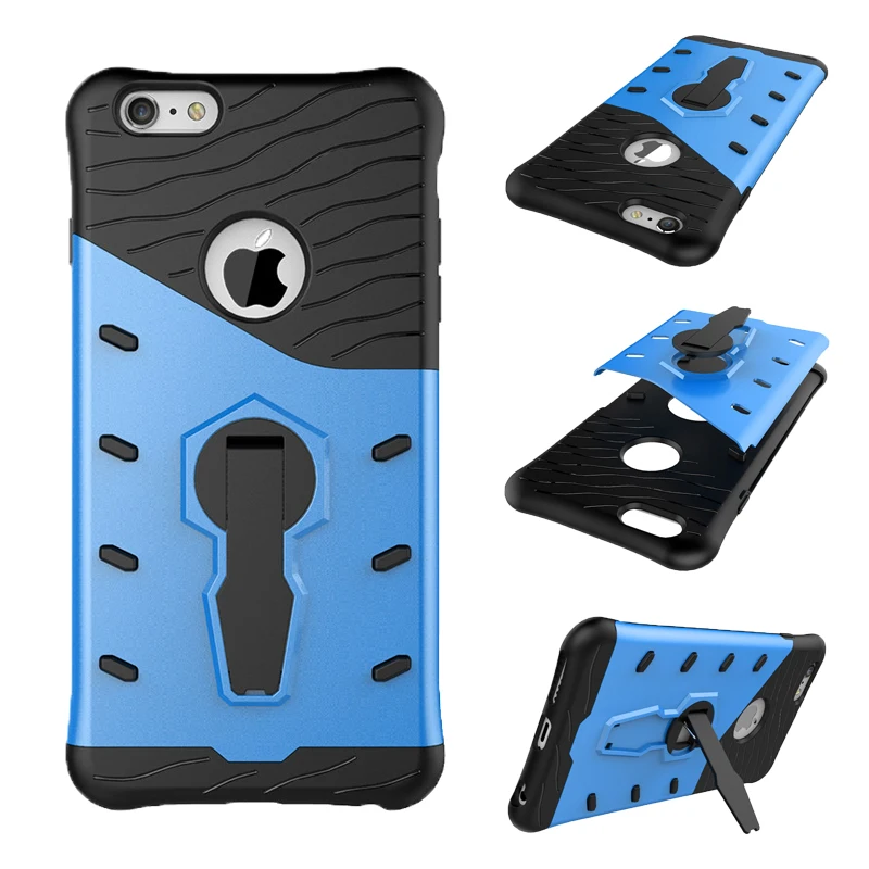 

For Iphone 6 Plus Case 360 Degree Rotation Holder Hybrid PC + TPU Armor Cover Case for Apple Iphone 6 Plus / 6S Plus 5.5"