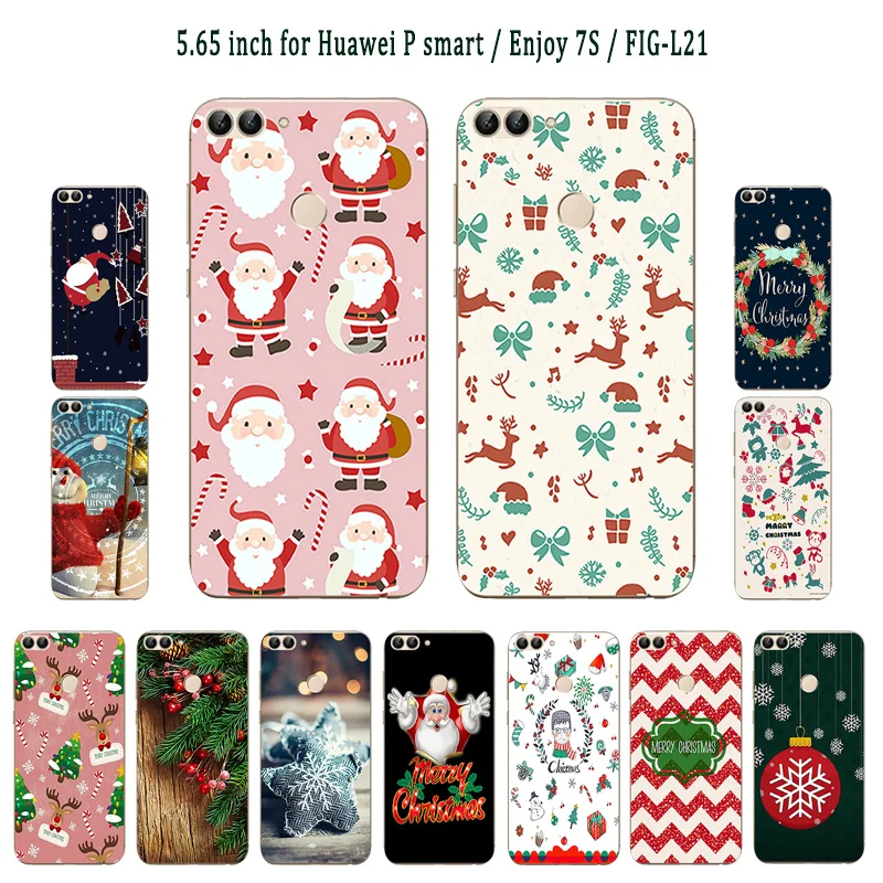 Чехол для телефона Huawei P Smart на Рождество 5 65 дюйма Enjoy 7S|Бамперы| |