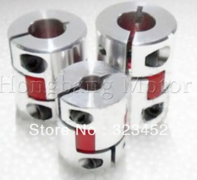 

3pcs CNC Coupling Flexible 5x12mm D25L30 Jaw Spider Plum Coupling Shaft Coupler