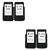 LuoCai Compatible Ink Cartridges For Canon PG 440 CL 441 PG-440 PIXMA MG2180 MG3180 MG4180 MG4280 MX378 printers PG440 CL441 XL