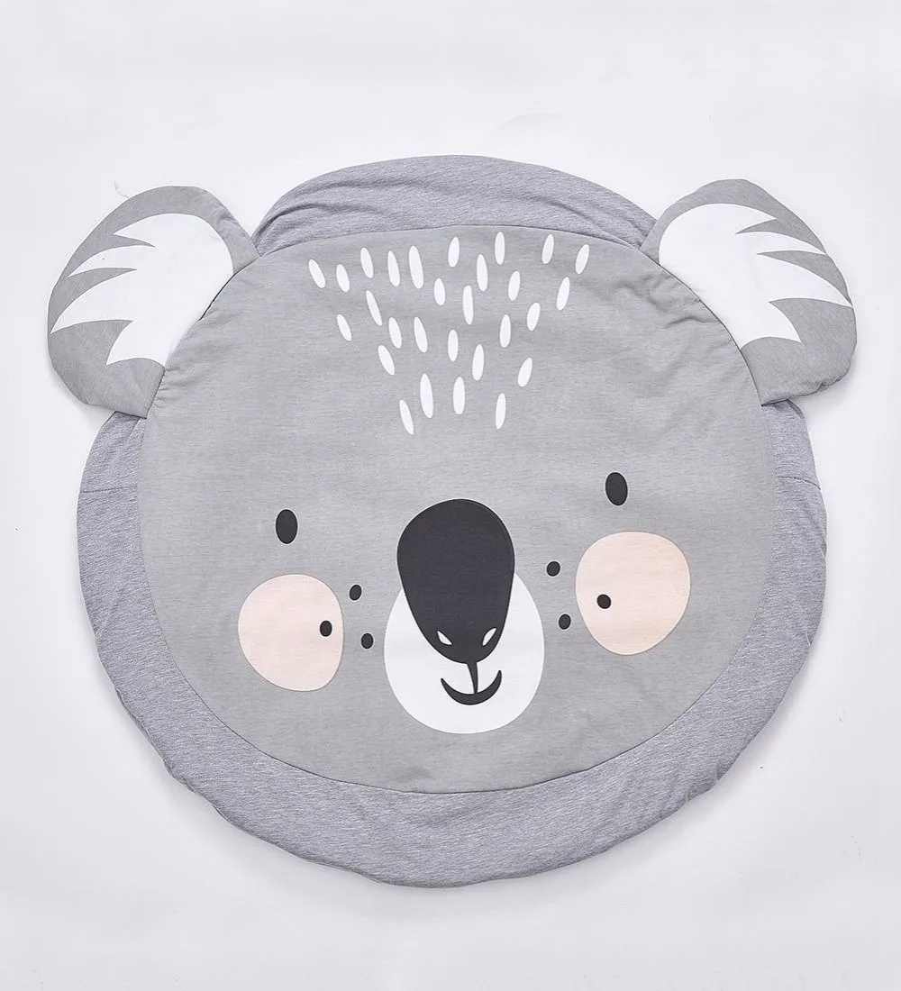 90cm-Baby-Play-Mat-Padded-Crawling-Blanket-Kids-Koala-Rug-Children-Play-Crawl-Playmat-Cotton-Round