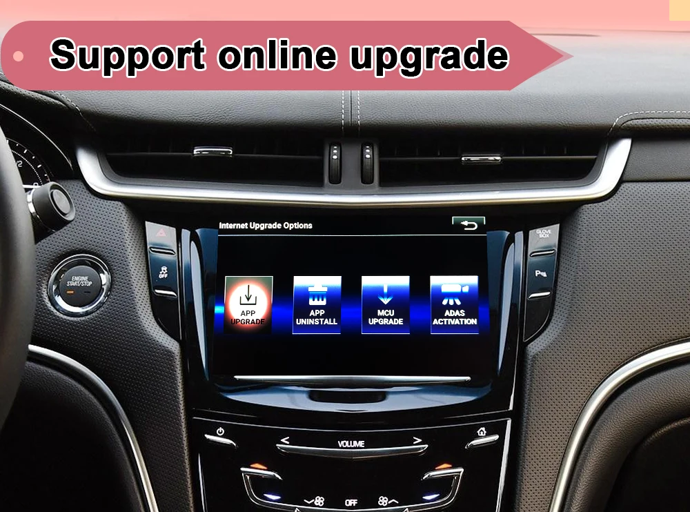 Android 7,1 gps навигационная коробка для Cadillac XTS SRX ATS.-18 мультимедийный видео интерфейс Поддержка беспроводной carplay от Lsailt