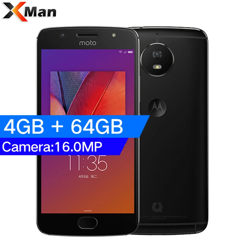 Motorola MOTO G5S XT1799-2 4 Гб ОЗУ 64 ПЗУ 5 2 дюймов Восьмиядерный процессор Snapdragon 8937 1 ГГц 3000