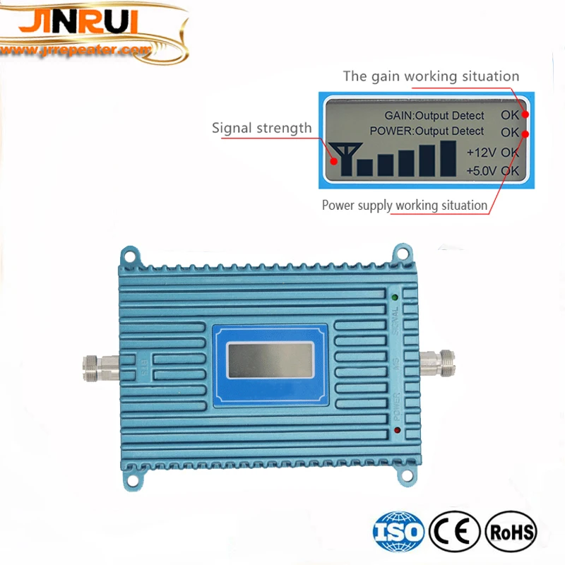 3G WCDMA 2100mhz Cellular Signal Booster LCD Display 3G UMTS Mobile Repeater 70dB Gain 3G Amplifier (1)