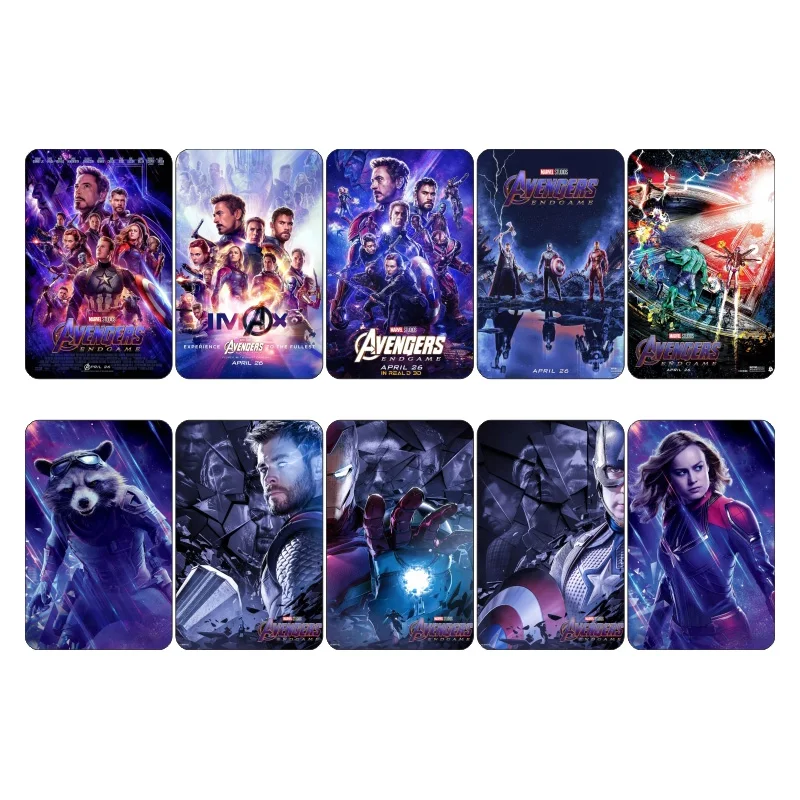 

Avengers 4 : Endgame Marvel Hero Movie Collectible Sticker Card Mini Poster Bullet Journal Diary Decor Stickers Collectibles