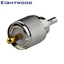 Eightwood 5 шт. UHF штекер PL259 припой RF коаксиальный разъем адаптер обжимной RG316, RG174, RG178, LMR100 кабель для антенны военный