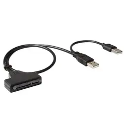 USB2.0 к SATA 22Pin Кабель-адаптер для 2,5 "SATA HDD жесткий диск твердотельный накопитель совместим с Windows XP/Vista/Linux