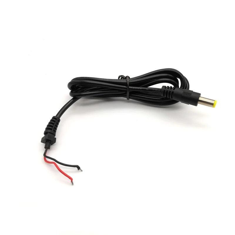 10pcs DC Tip Plug 5.5x2.5mm 5.5*2.5mm Power Supple Adapter Cable for Lenovo Toshiba Acer Laptop Charger DC Jack Cord Cable 1.1m