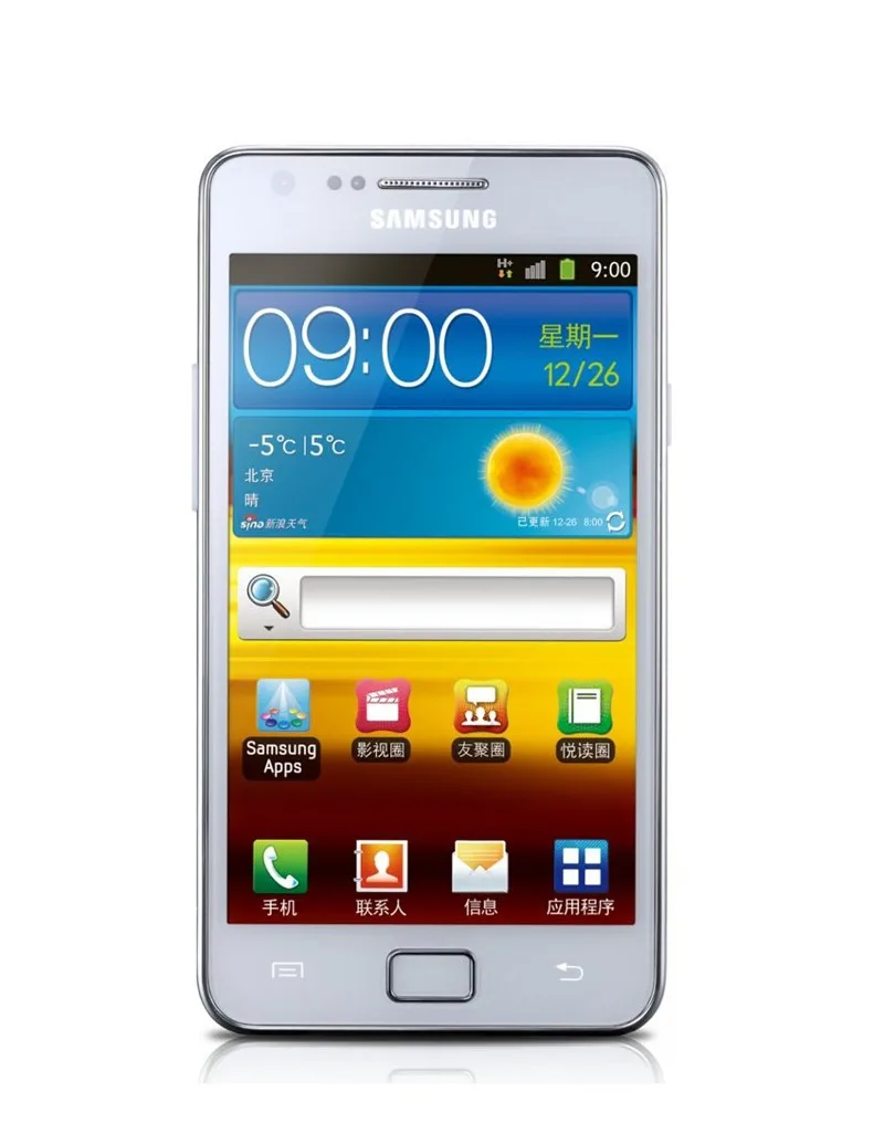 Разблокированный samsung GALAXY S2 SII I9100 EU версия wifi gps 8.0MP 4,3 ''1 Гб ram 16 Гб Rom Android отремонтированный мобильный телефон