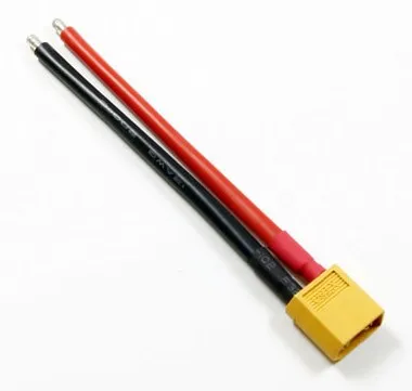 

Штекерный соединитель XT60 с корпусом и проводом 10 см 12AWG (5 шт.)
