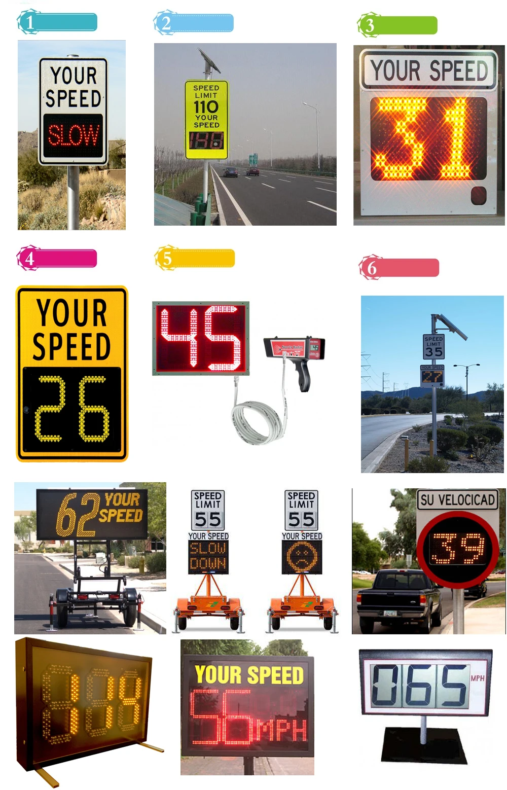 led display radar sensor 2