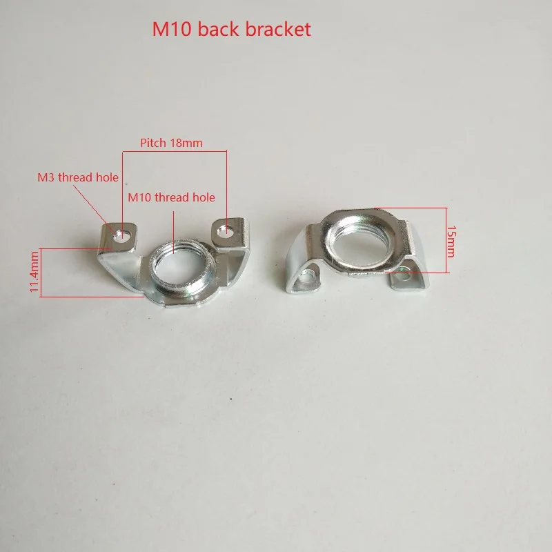 

E27 GU10 E14 Ceramic Lamp Base Holder M10 back support bracket High Temperature Resistant Lighting Socket Bracket