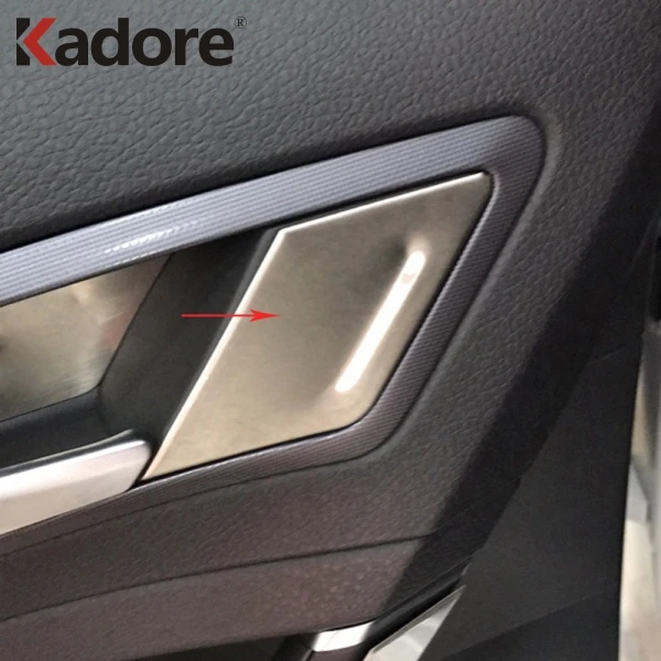 

For Volkwagen Golf 7 MK7 2013-2016 2017 2018 Interior Door Handle Bowl Cover Trim Panel Stainless Steel 3pcs Car Accessories