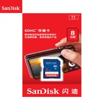 כרטיס sd 100% מקורי סנדיסק 8GB SD Card מחלקה 4 כרטיס זיכרון 8GB C4 קארט SD עבור אימות רשמי תמיכה מצלמה (5)