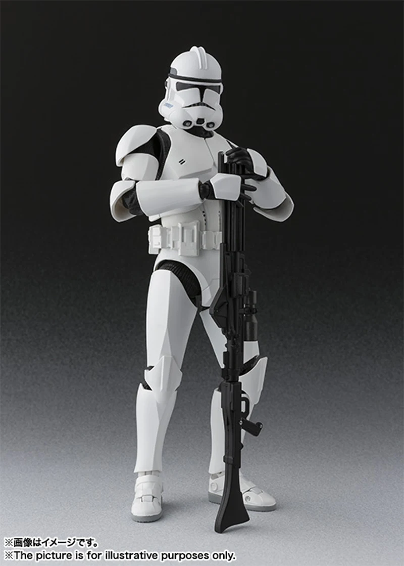 Movie SHFiguarts Star Wars Clone Storm Trooper Phase I II PVC Action Figure Toy Collection Model Gift (2)