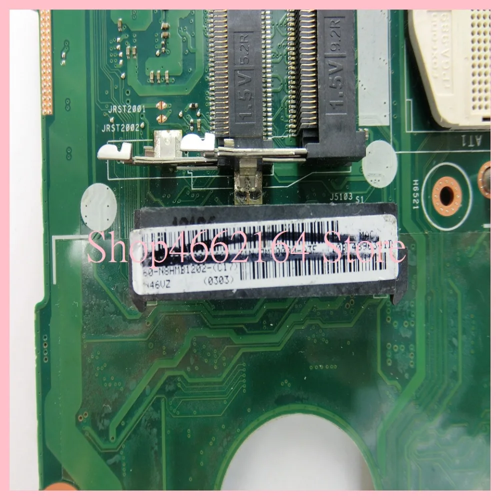 N46VZ GT650M/2G N13P-GT-A1 اللوحة REV2.1 ل ASUS N46V N46VM N46VZ N46VB HM76 SLJ8E DDR3 اللوحة المحمول الرئيسي مجلس