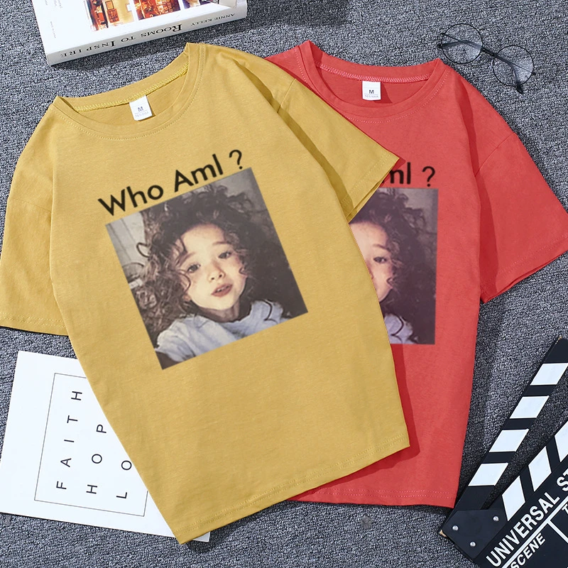 

Baby Angel Print Fashion T-Shirts Funny Fragile Letter Short Sleeve Oversized Women Tees Shirts Summer 2019 Korean Vintage Tops