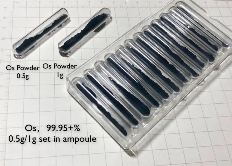 99,95 % Osmium-Metall-Pellets 2,00 g 99,95 % Osmium-Metall-Pellets 2,00 g